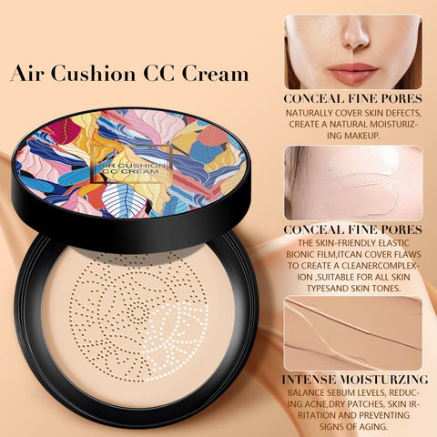 Last Day 48% OFF-- Mushroom Head Air Cushion CC Cream🌸 Buy 1 Get 1 Free(2 pcs)🌸